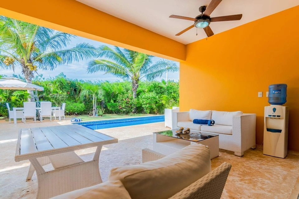 فيلا في سوسوا تحتوي على ثلاث غرف نوم وإطلالة على المسبح، جمهورية الدومينيكان