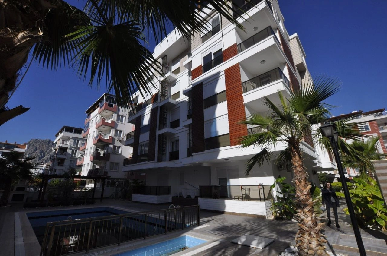 شقة فاخرة بغرفتين نوم في منطقة ليمان بأنطاليا، تركيا