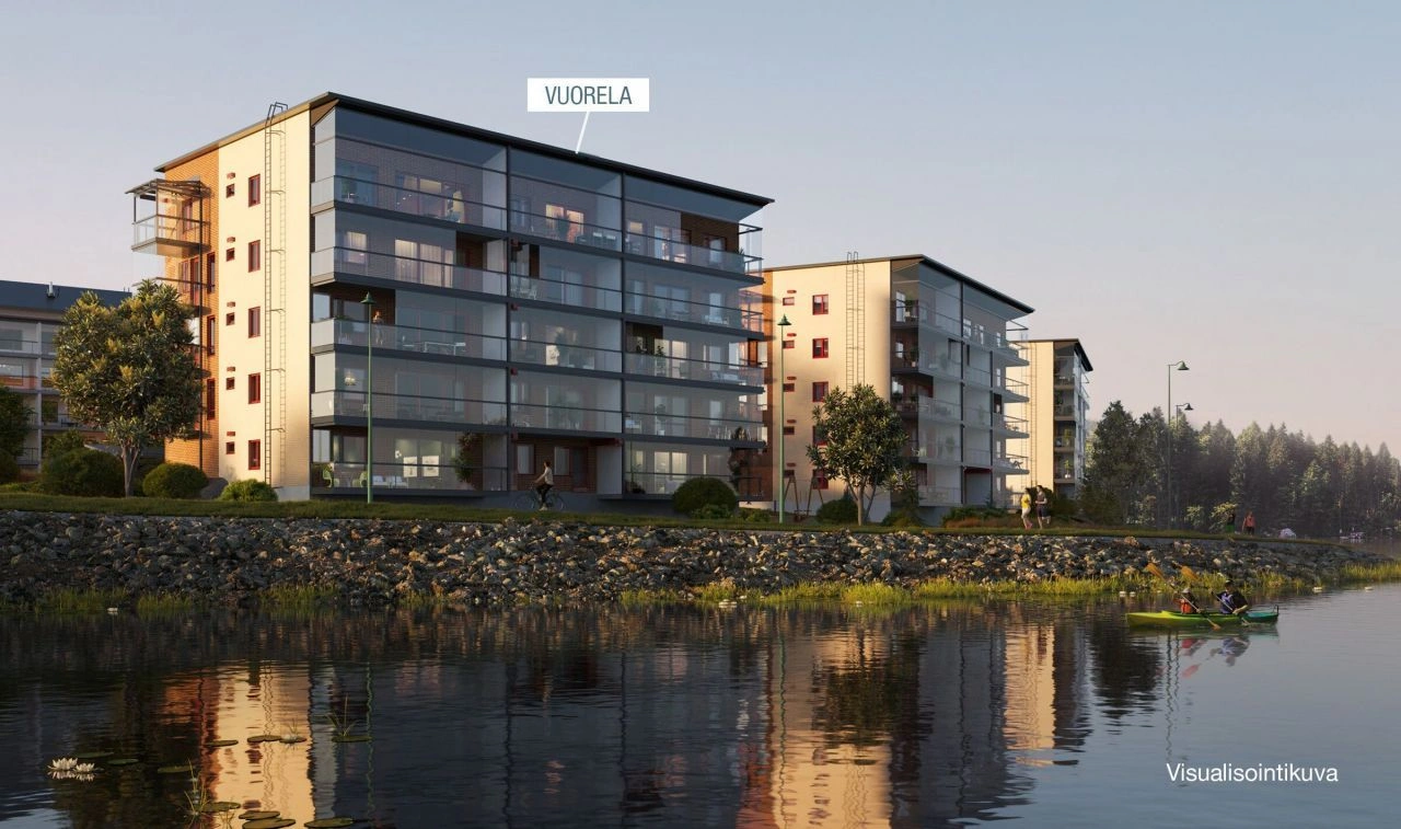 Appartamento a Lappeenranta in un nuovo edificio sulla riva del lago - 50.000 €