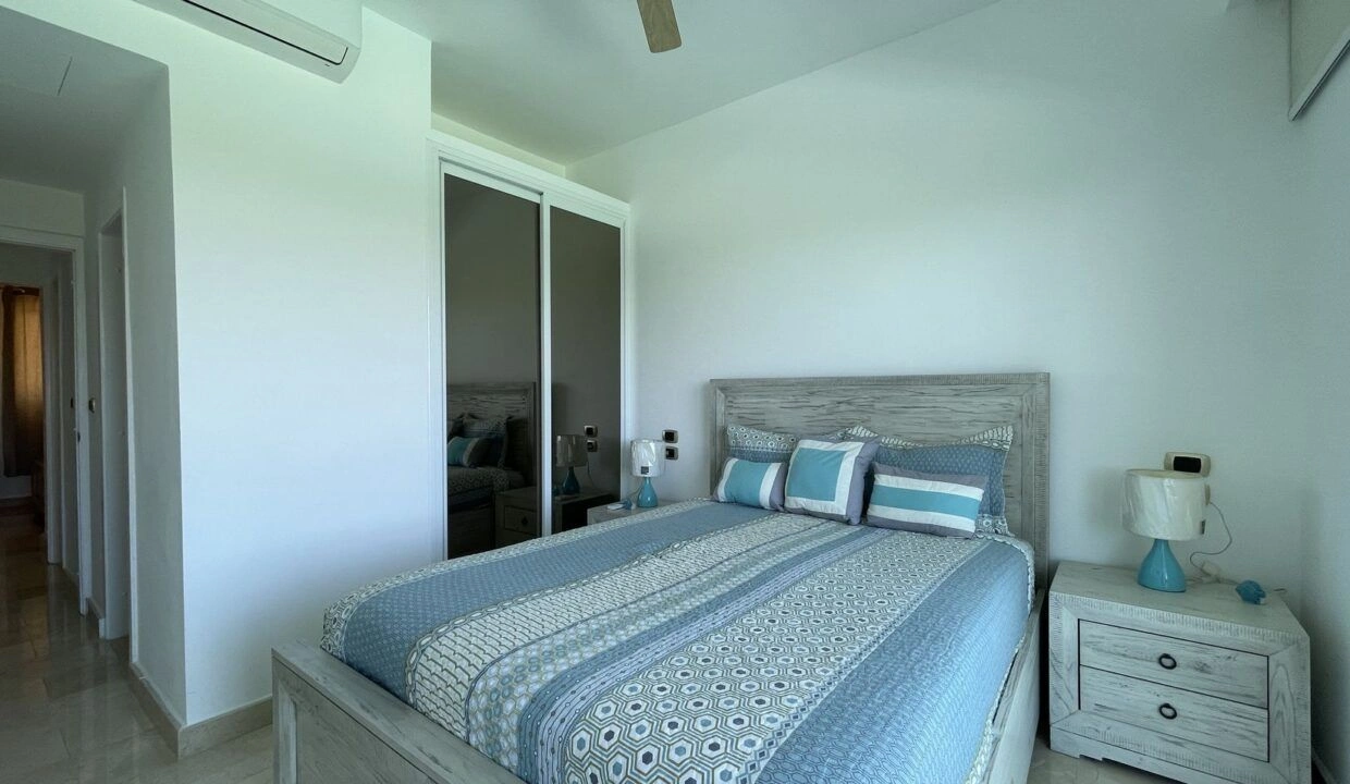 Golf sahası manzaralı Punta Cana'daki 2+1 iki yatak odalı daire, Dominik Cumhuriyeti