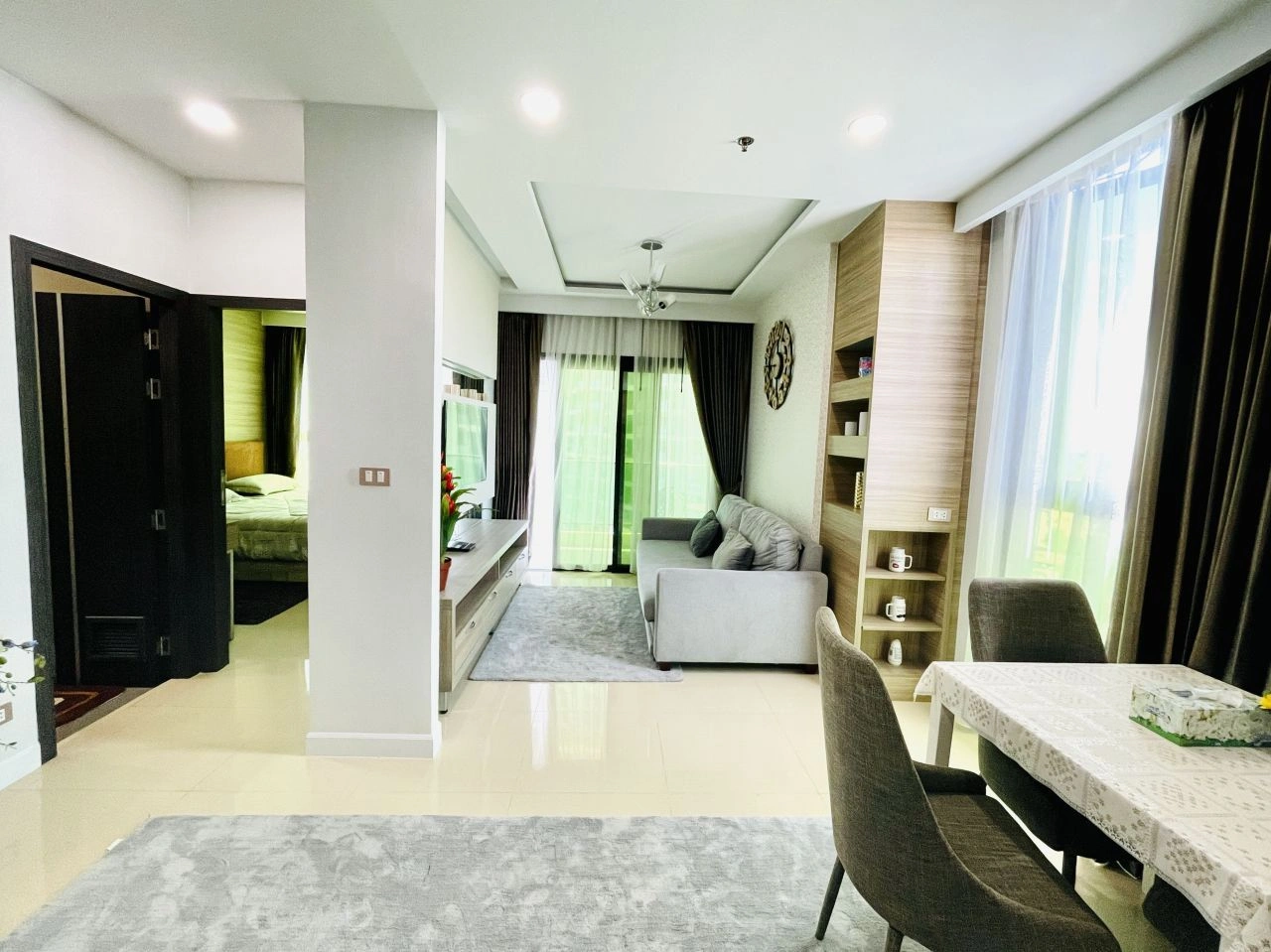 Apartment 44 m2 in Pattaya mit Meerblick