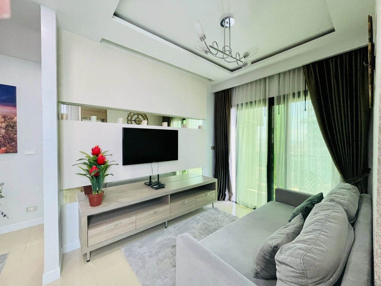 Apartment 44 m2 in Pattaya mit Meerblick