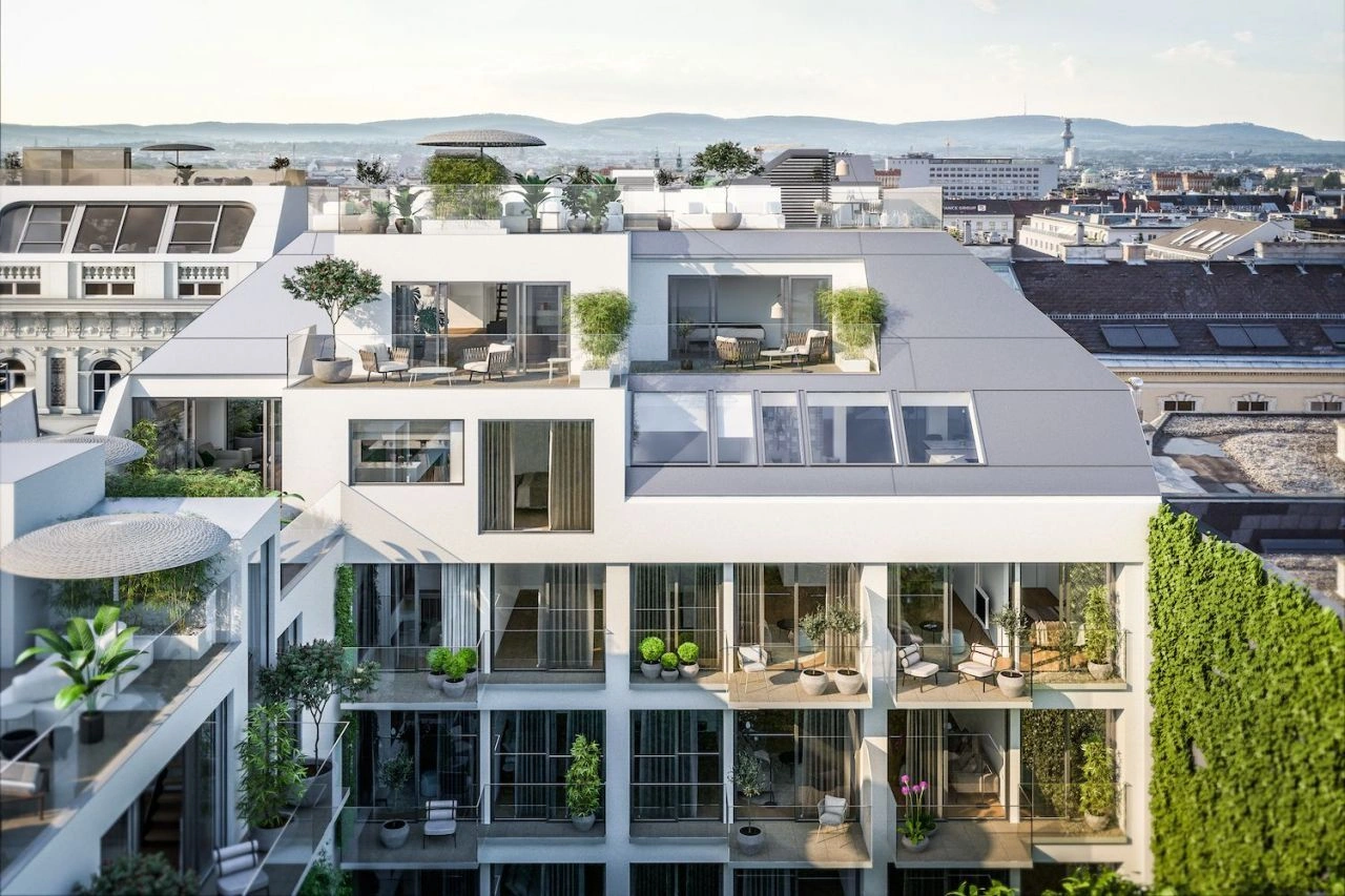 Apartment in the center of Vienna with panoramic city views