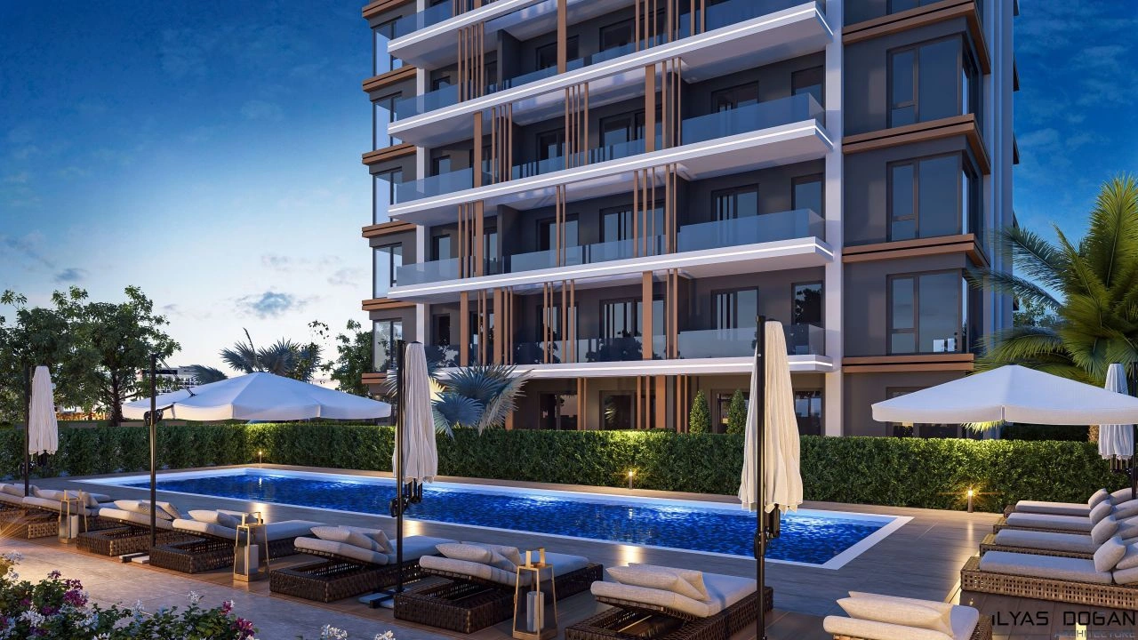 Neue 1+1 Wohnung in der Nähe des Lara-Strands in Antalya