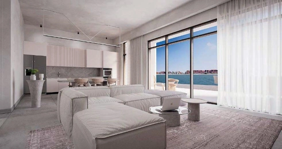 Mısır, El Gouna'da resimli göl kıyısında 4+1 villa