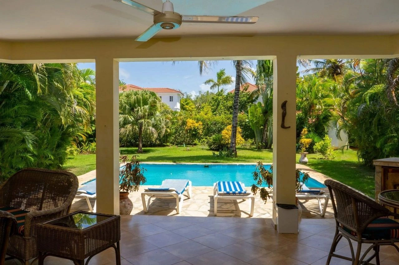 Villa with terrace in Sosua gated community, Dominican Republic