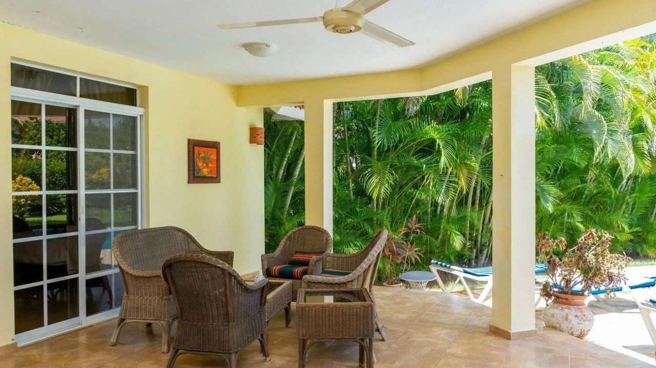 Villa with terrace in Sosua gated community, Dominican Republic