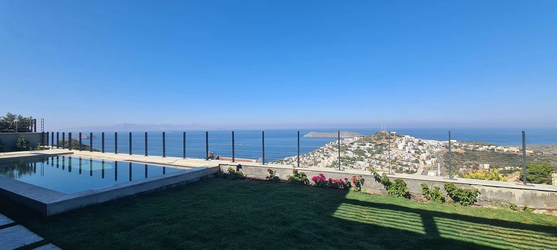 A complex of villas with a unique sea view