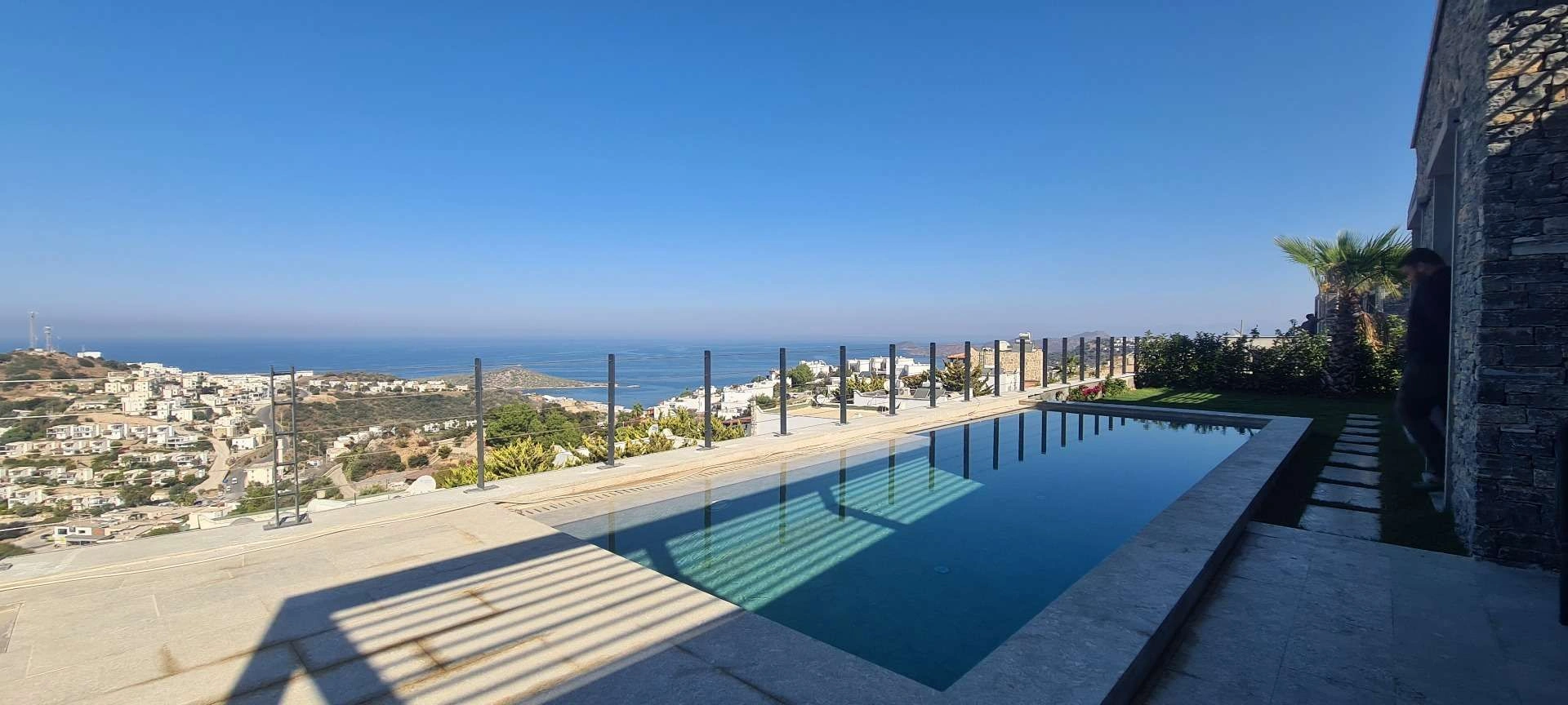 A complex of villas with a unique sea view