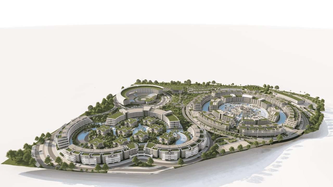 شقق فسيحة 3+1 في مجمع مرموق في وسط بافاروا، جمهورية الدومينيكان