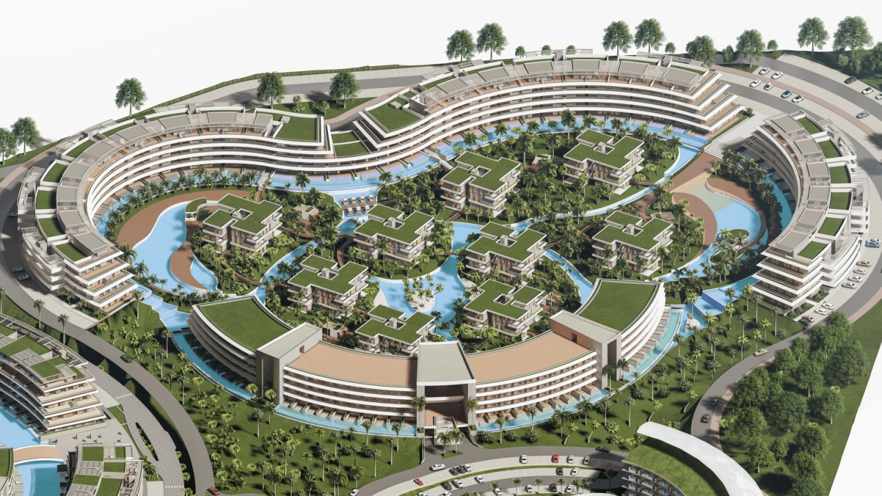 Spacious apartments in a prestigious complex in the center of Bavaro, Dominican Republic