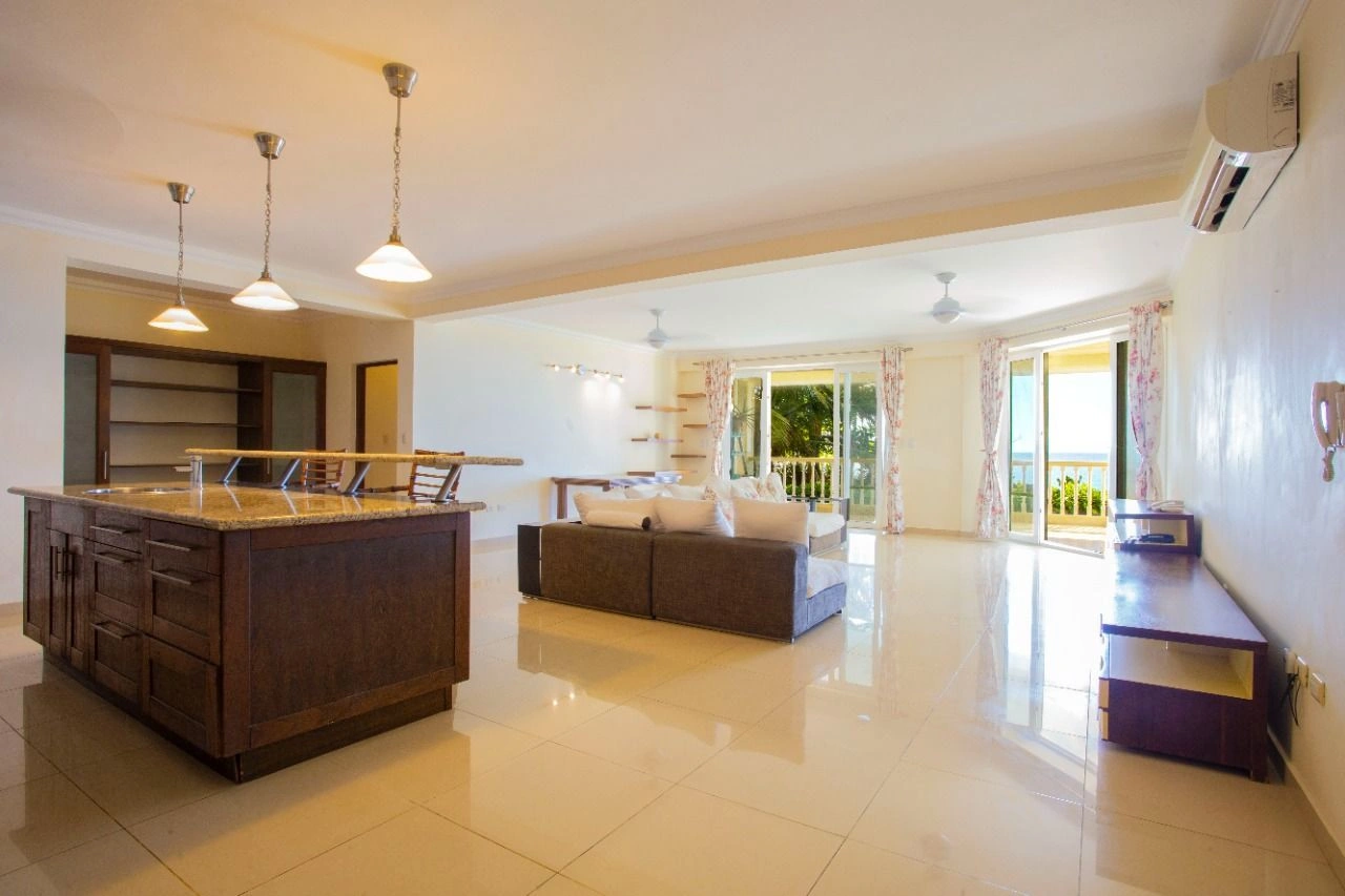 Apartment on the first line in the prestigious Sosua residential complex, Dominican Republic