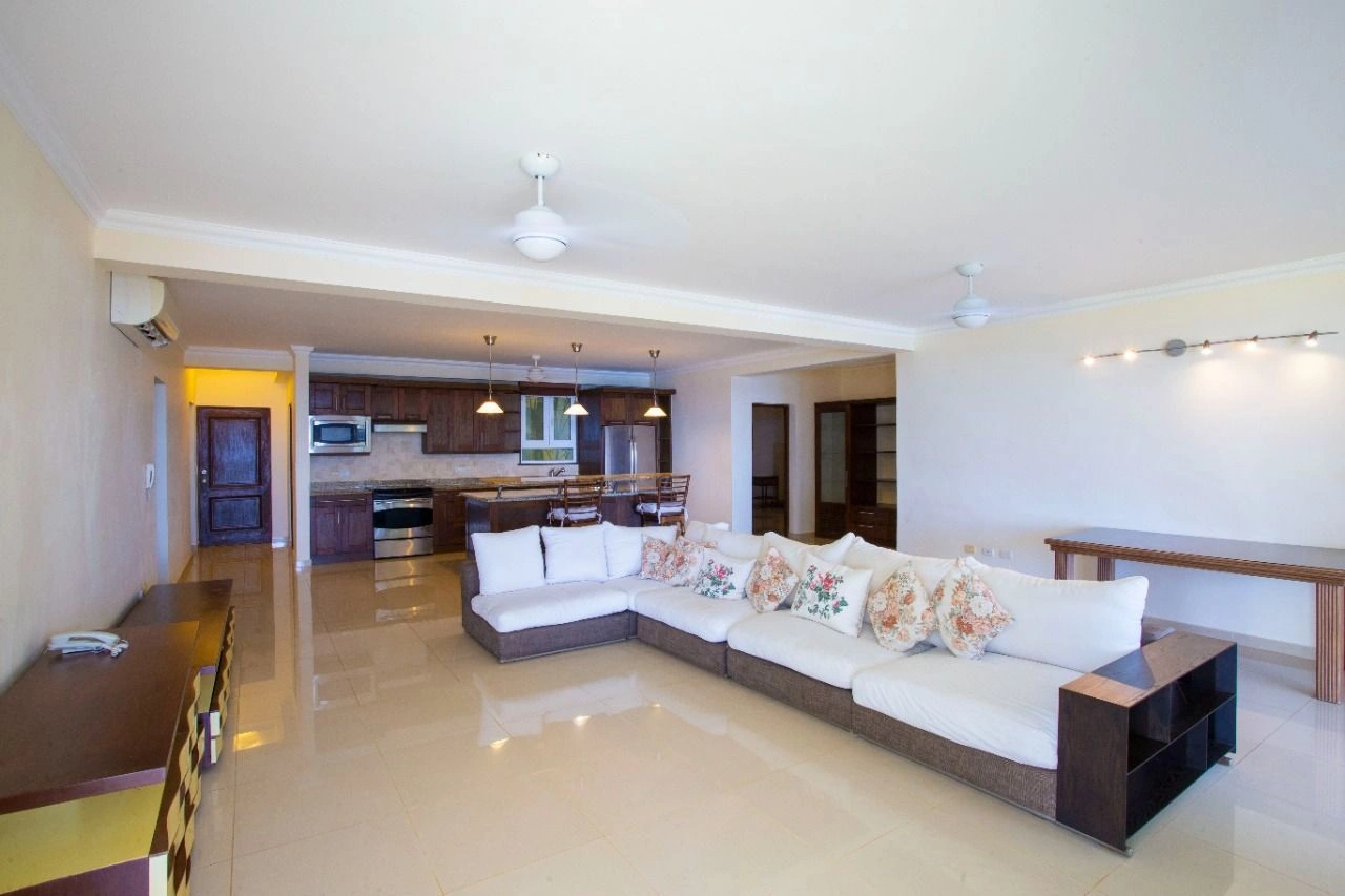 Apartment on the first line in the prestigious Sosua residential complex, Dominican Republic