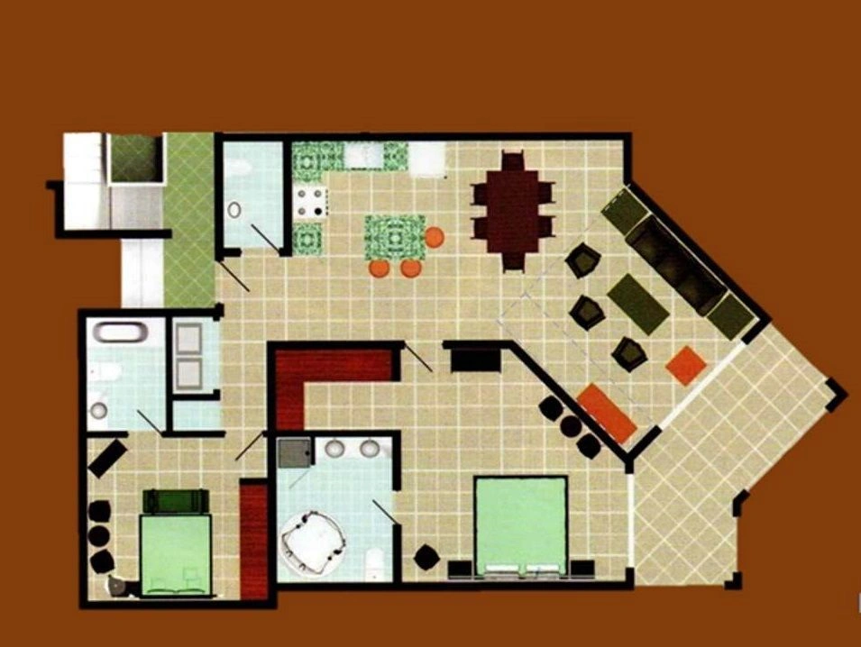 Penthouse mit Dachgeschoss im obersten Stockwerk im Zentrum von Sosua, Dominikanische Republik