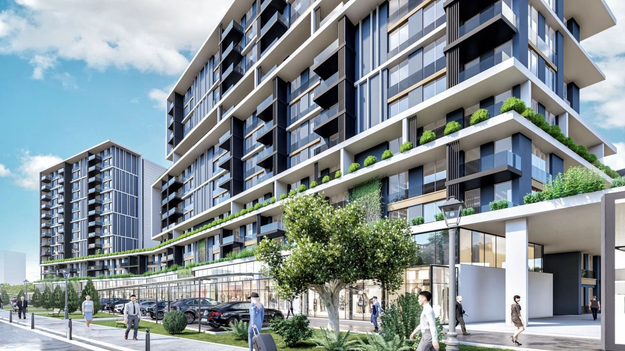 Stylish 1+1 apartment in a new residential complex in Antalya