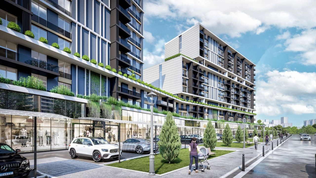 Stylish 1+1 apartment in a new residential complex in Antalya