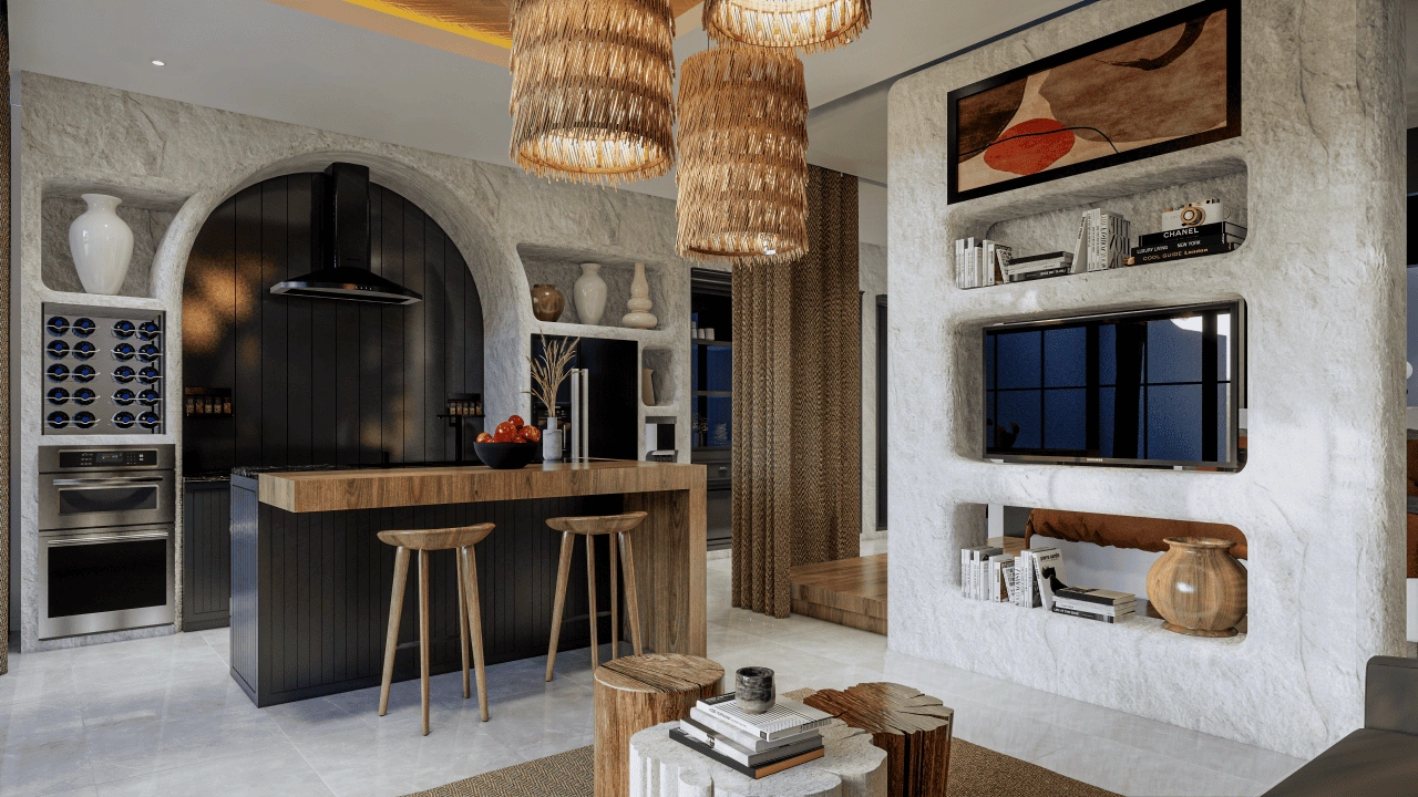 82 m2 Oceanfront Penthouse in Canggu