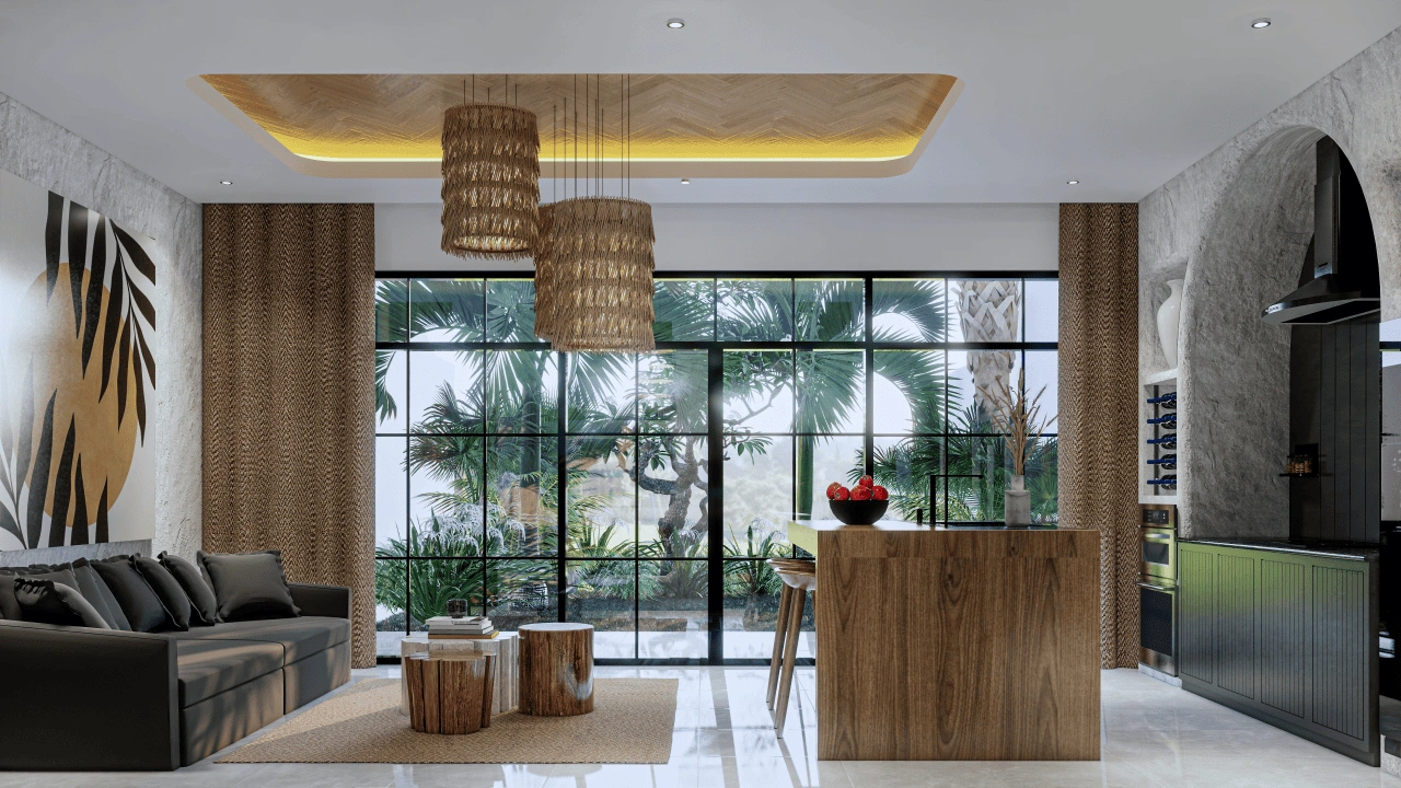 82 m2 Oceanfront Penthouse in Canggu