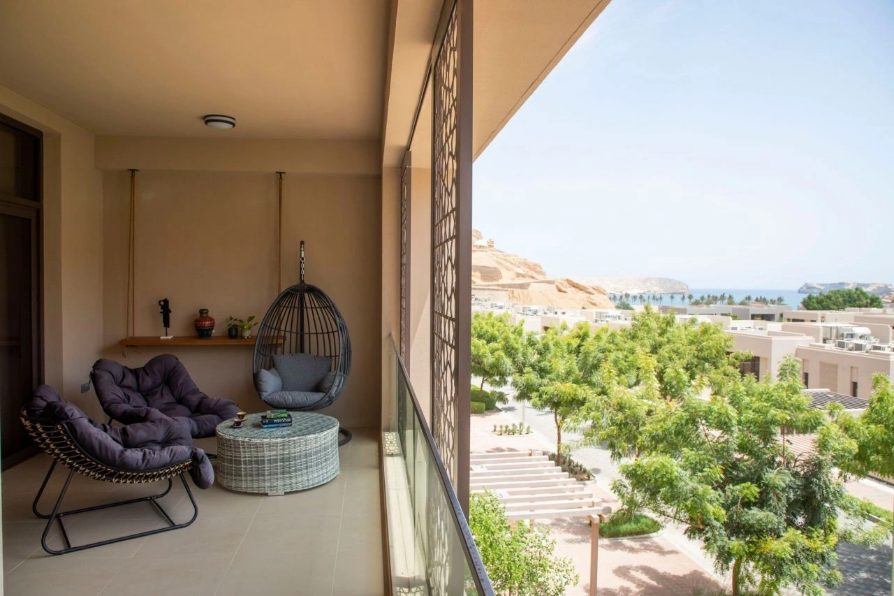 Brillante departamento de 2+1 cerca de la playa en Mascate