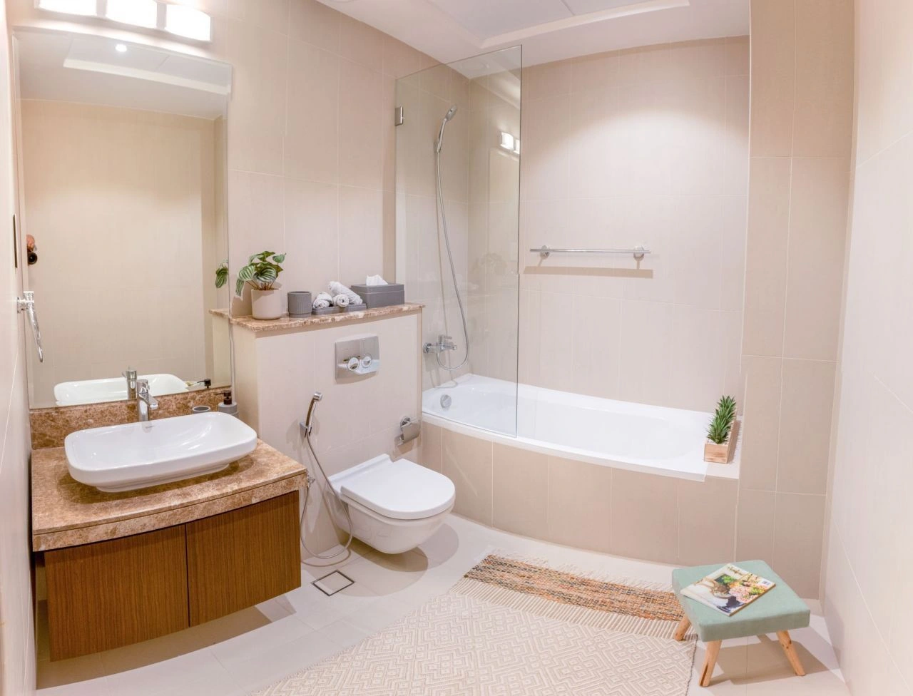 Brillante departamento de 2+1 cerca de la playa en Mascate