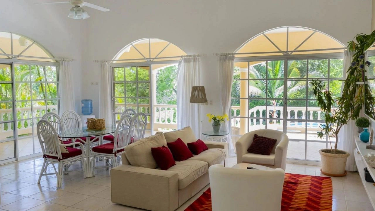 Villa in Sosua on the hills overlooking the ocean, Dominican Republic