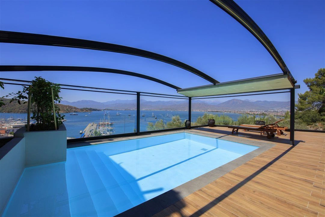 Villa in Turkey 260 m2 overlooking the port in Fethiye