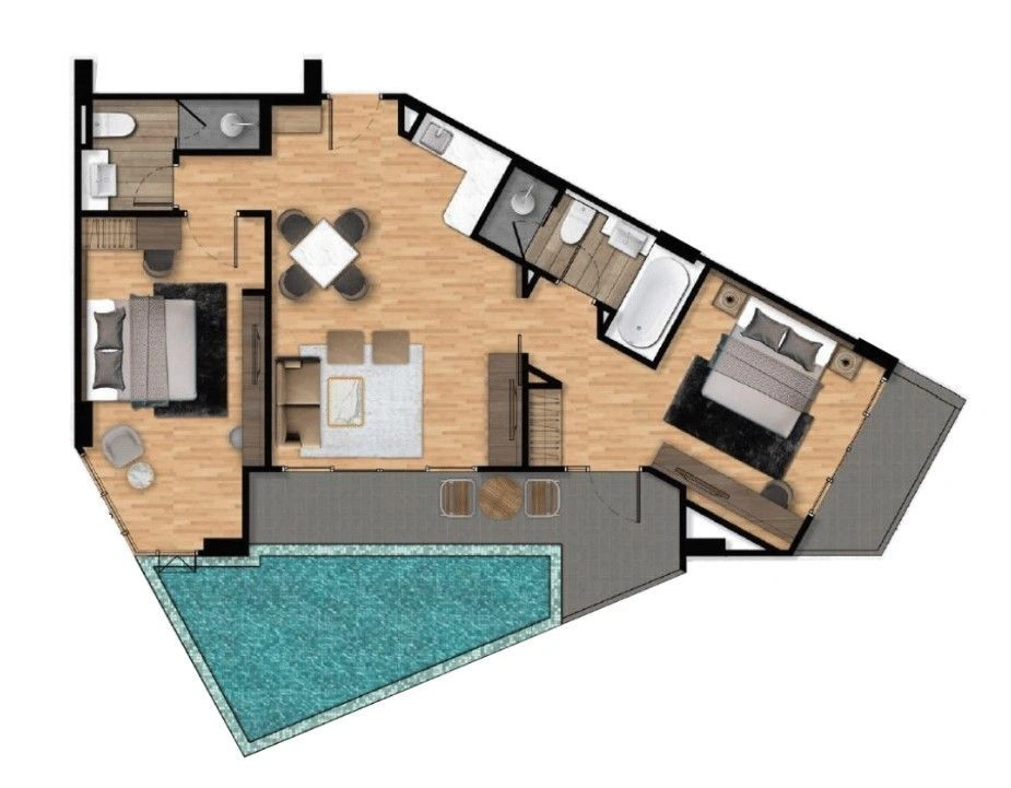 Luxury apartment 118.2 m² in Phuket