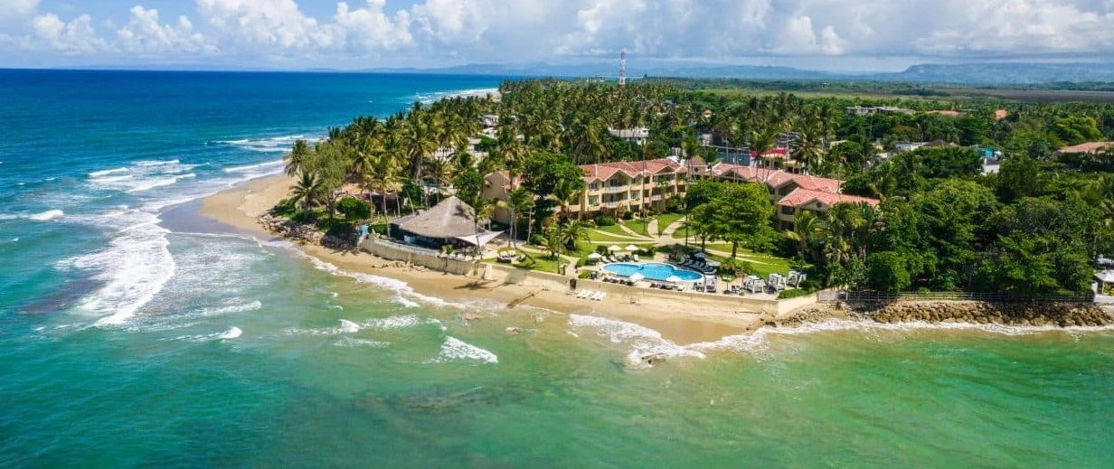 Furnished apartment on the first line of the ocean in Cabarete, Dominican Republic