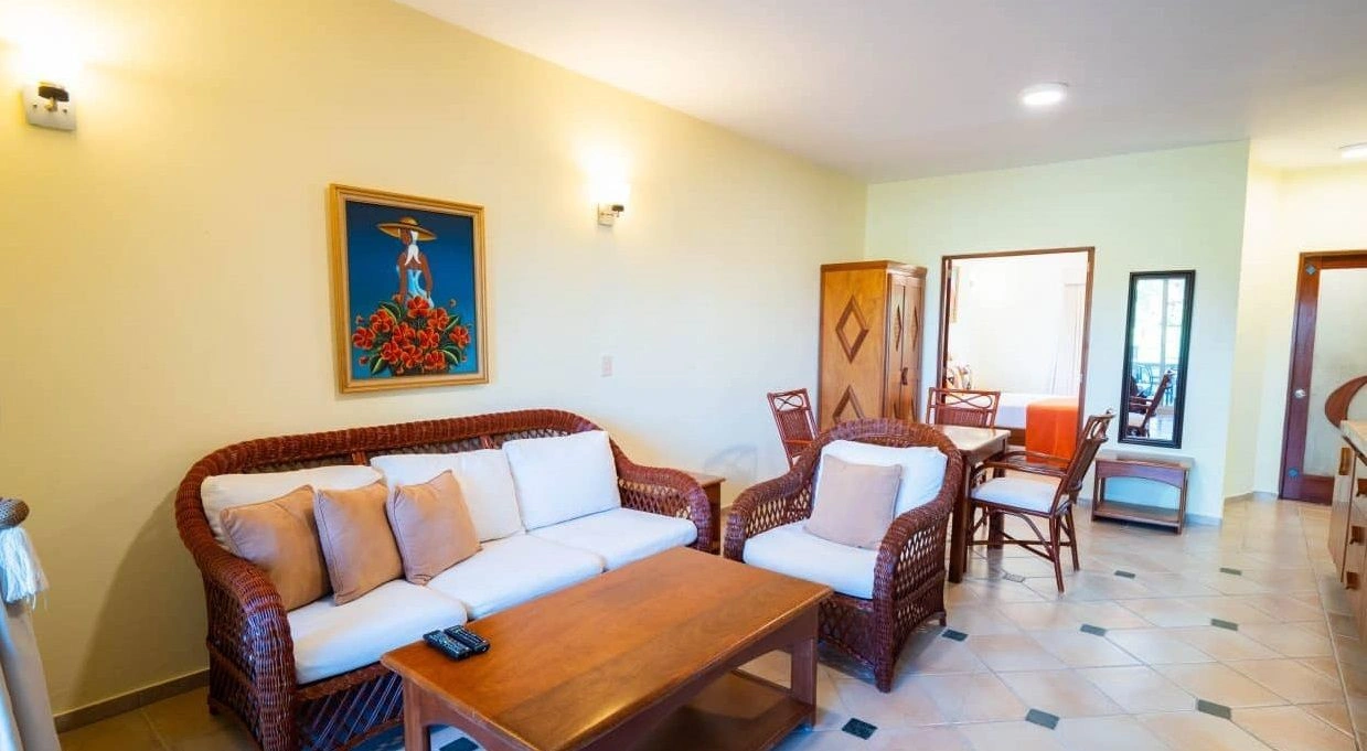 Furnished apartment on the first line of the ocean in Cabarete, Dominican Republic