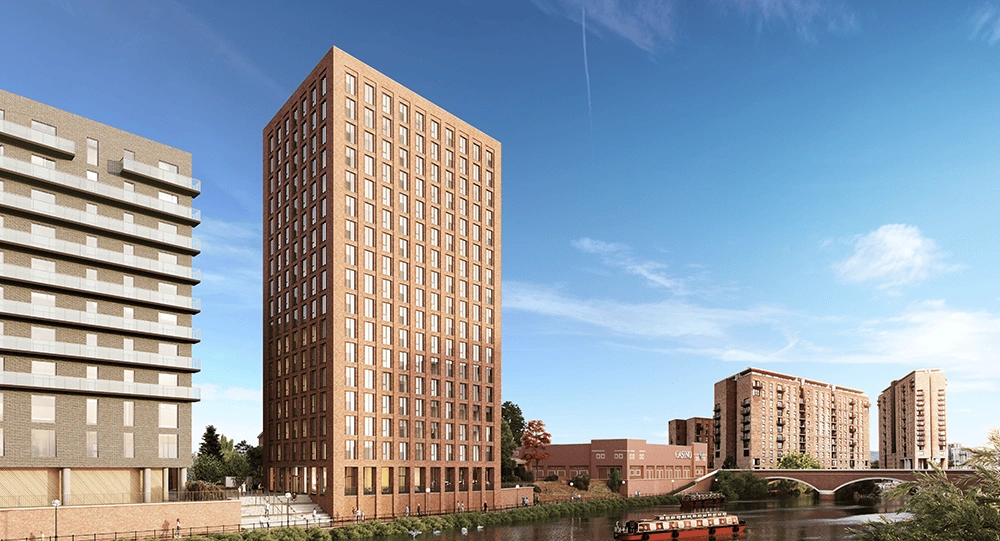 شقة مريحة بمساحة 72 م² على ضفاف مانشستر