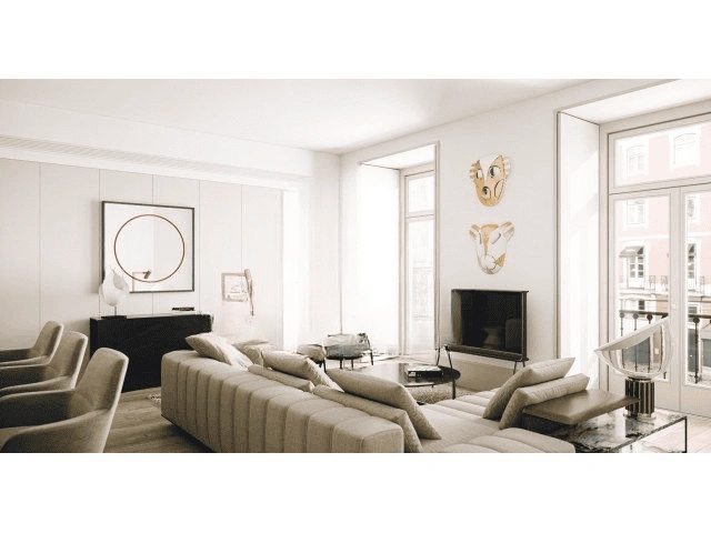 شراء شقة ممتازة 3+1 بالقرب من مركز لشبونة، البرتغال