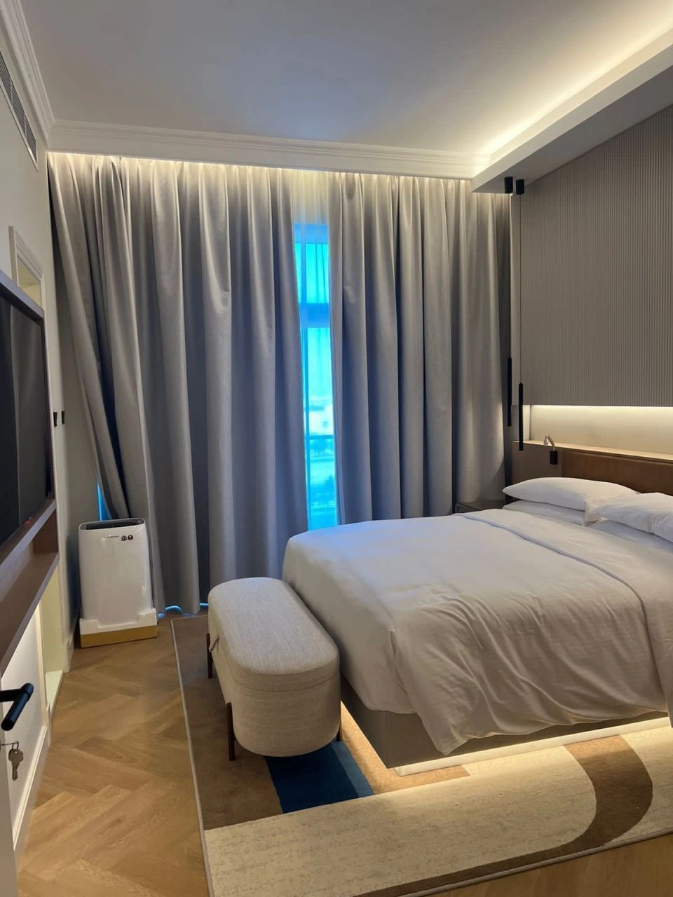 शहर के नज़ारों वाला 107 m2 अपार्टमेंट