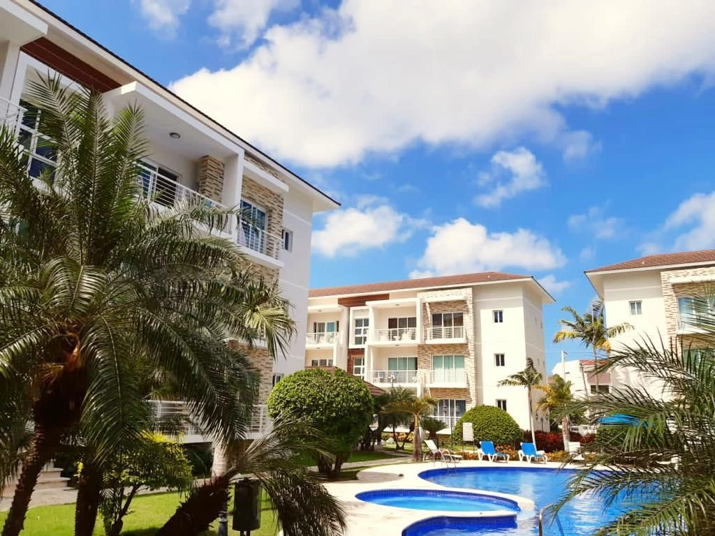 ドミニカ共和国ソスア中心部、ビーチ近くの家具・家電付きアパート