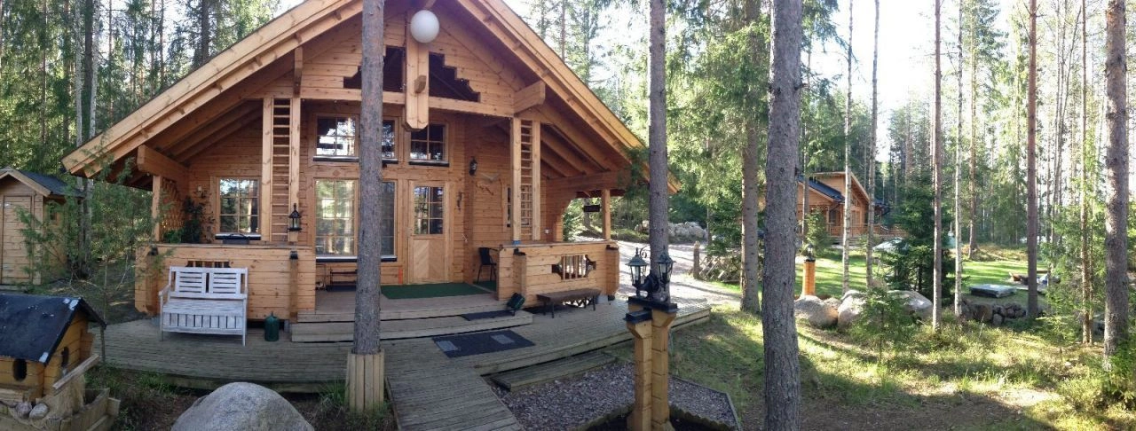 Finlandiya, Ruokolahti göl kıyısında 2+1 yazlık kompleksi