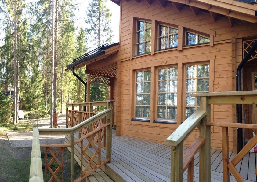 Finlandiya, Ruokolahti göl kıyısında 2+1 yazlık kompleksi