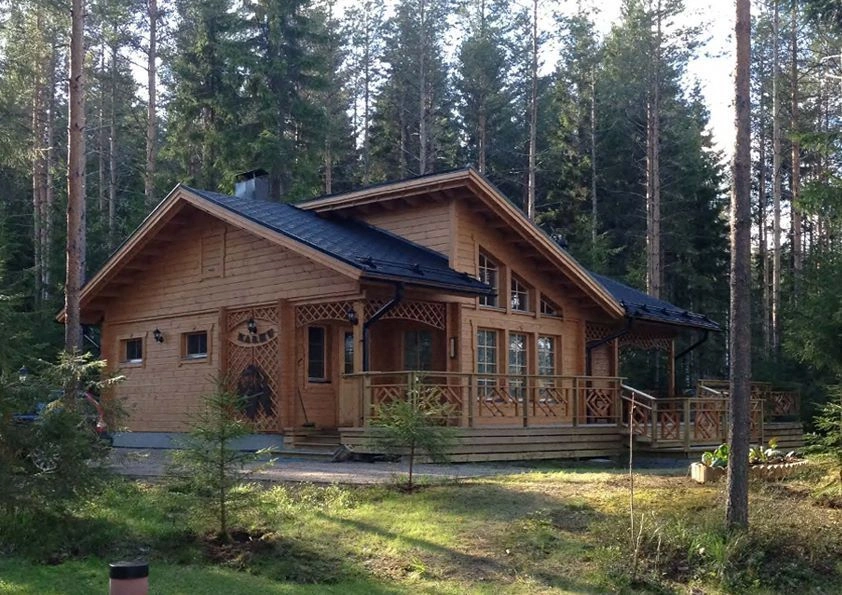 Cabaña 2+1 en la orilla del lago en Ruokolahti, Finlandia