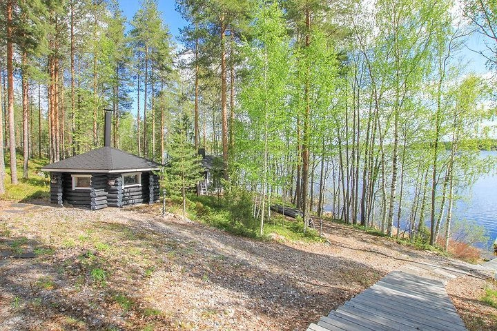 Puumala'da sahil saunası olan burun yazlığı