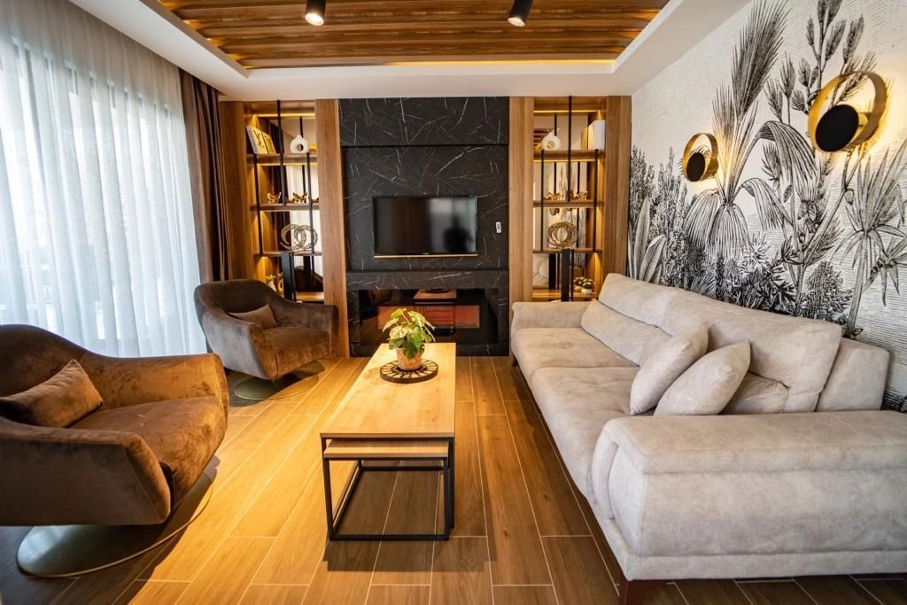 Вилла 5+1 в Фетхие в районе пляжа Олюдениз