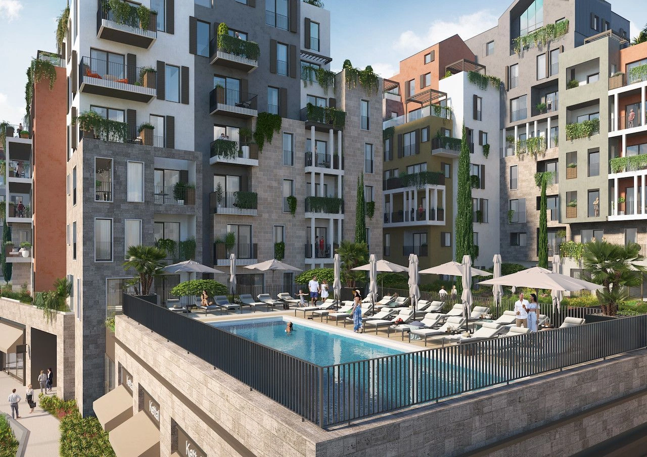 Luxuriöse 1+1 Wohnungen im neuen Viertel Porto Montenegro - Boka Place