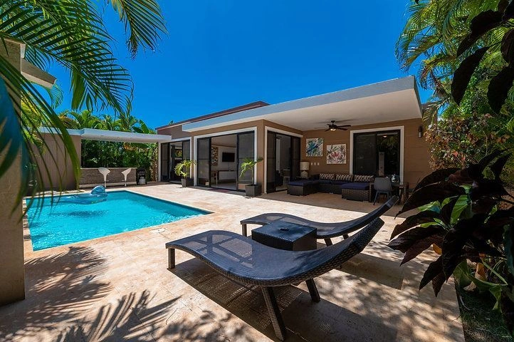 A cottage in the center of Sosua in a family village, Dominican Republic