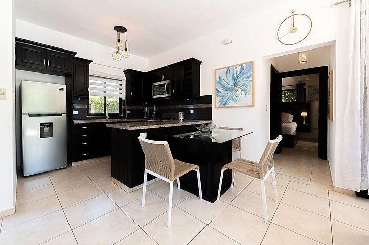 A cottage in the center of Sosua in a family village, Dominican Republic