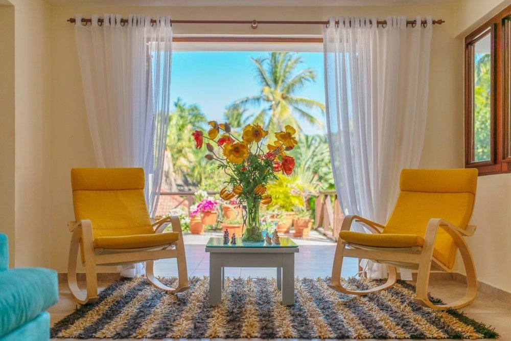 Villa with magnificent views of the tropical garden in Sosua, Dominican Republic