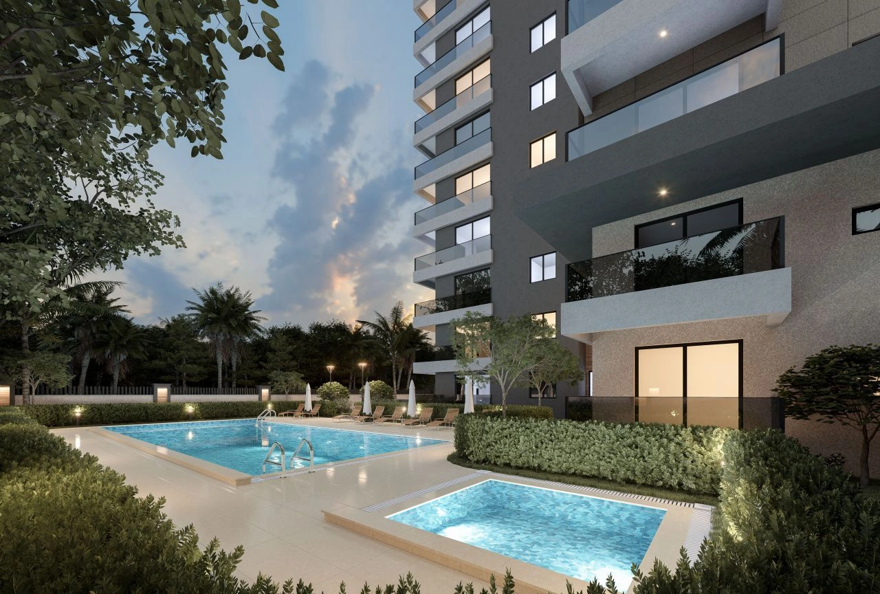 Antalya, Turkey में समुद्र के पास 1-बेडरूम अपार्टमेंट