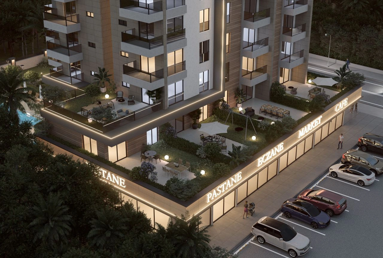 Antalya, Turkey में समुद्र के पास 1-बेडरूम अपार्टमेंट