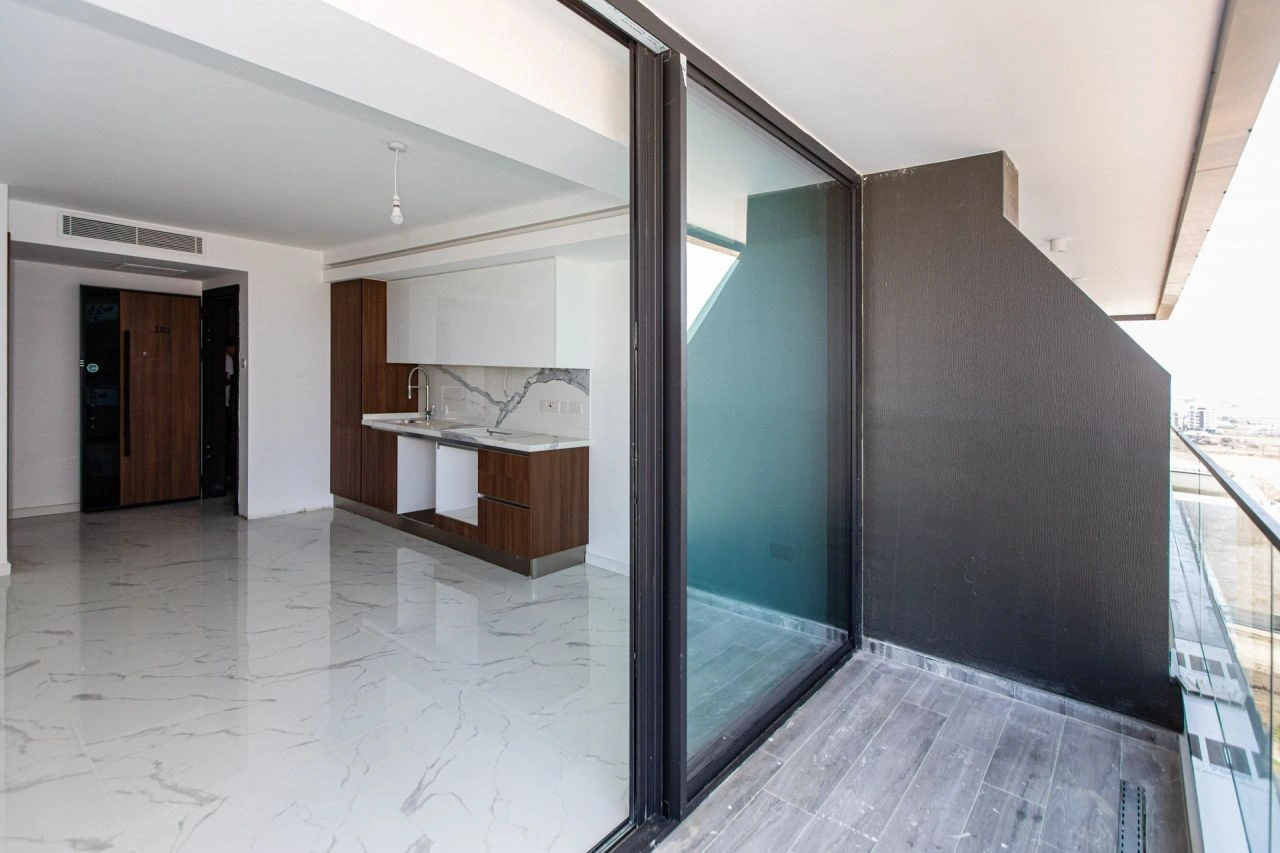 Просторные апартаменты 1+1 в Искеле