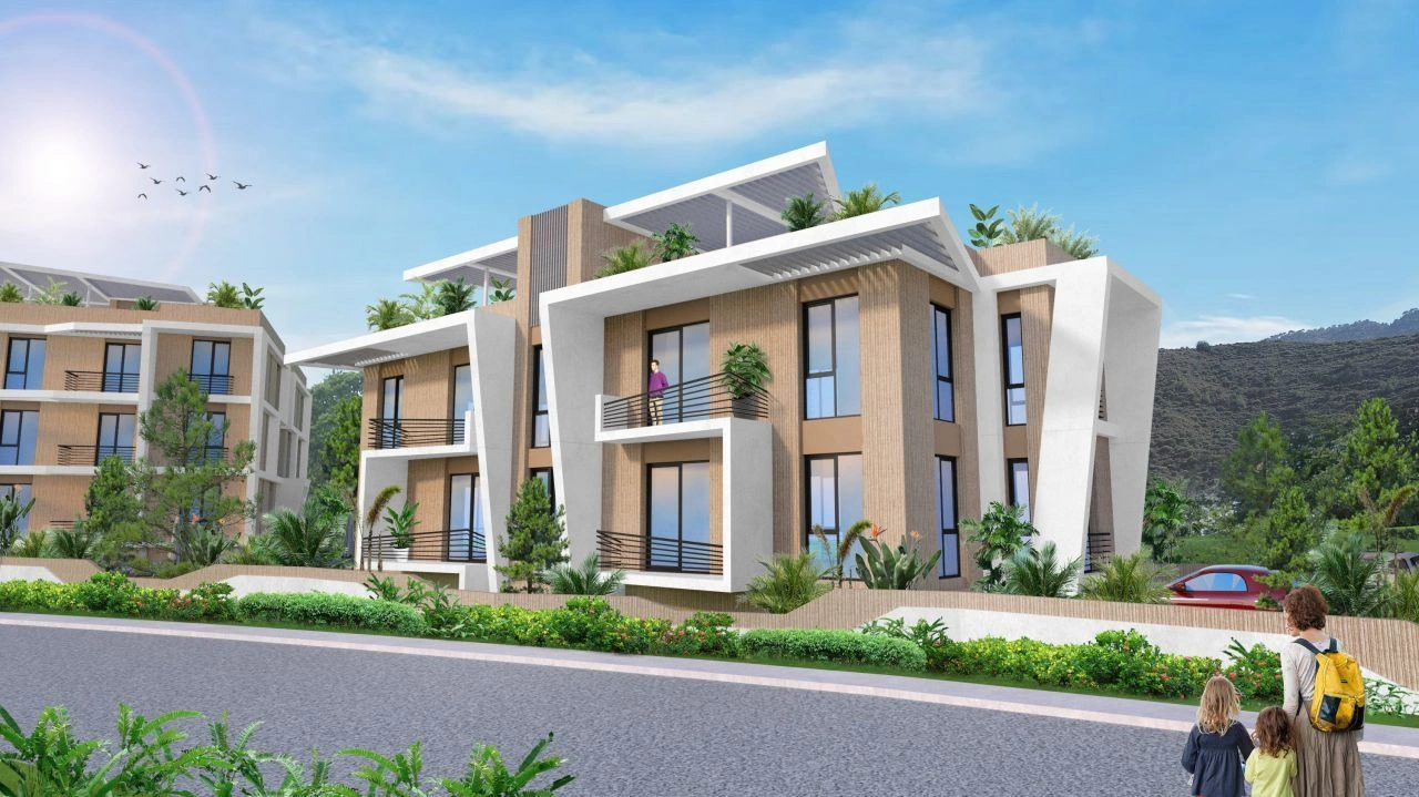 Apartment 2+1 with mountain view