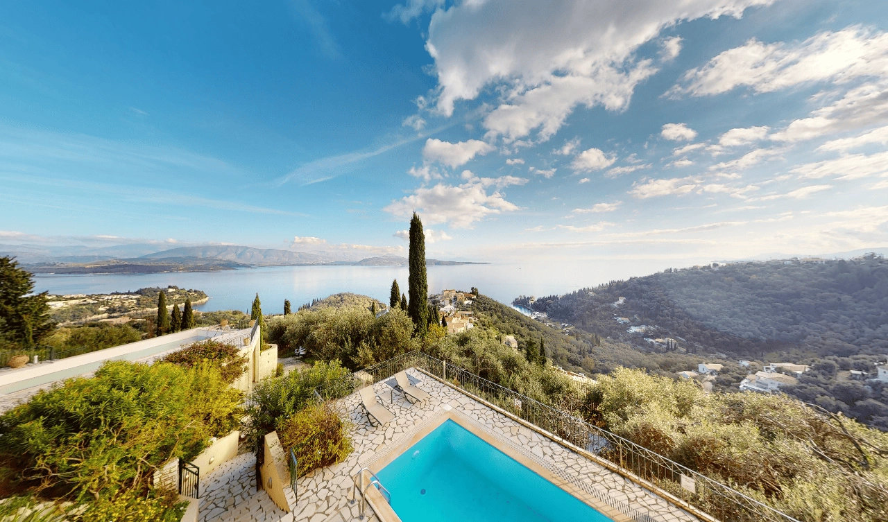 Villa 135 m2 on the island of Corfu