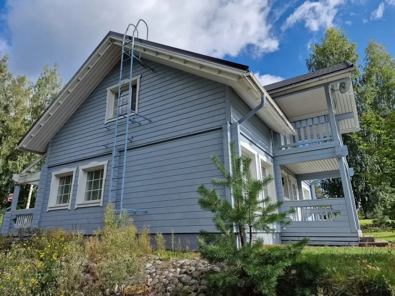 Villa en la zona elite de Imatra, cerca del lago de pesca, Finlandia