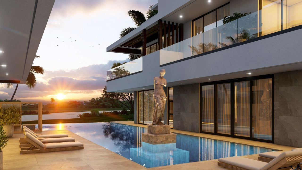 Villa 10+1 avec vue sur l'océan dans le quartier prestigieux de Cap Cana en République Dominicaine - 5 270 000 $