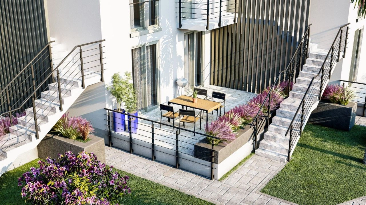 Квартира площадью 80 м² в Фамагусте с видом на горы